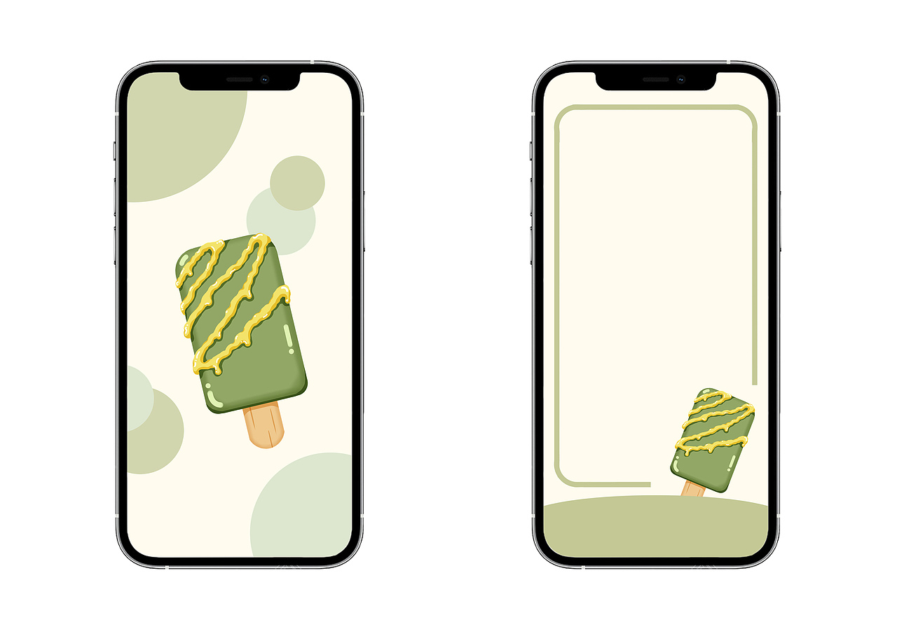 雪糕冰激凌壁紙/手機壁紙/鎖屏（圖ZMzQ2OTQ2MDY4） - 閃屏/壁紙 - 站酷設(shè)計師銘了原創(chuàng)素材 - 站酷ZCOOL