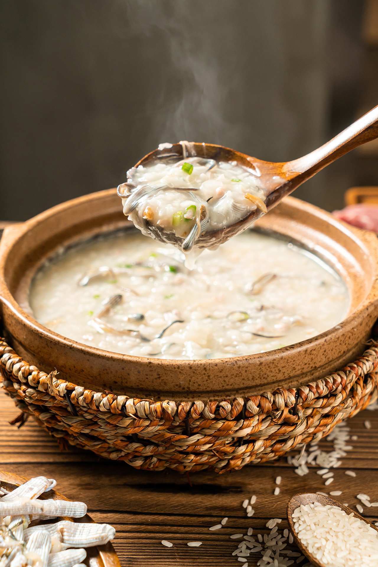 菜品拍摄-广式砂锅粥餐牌图拍摄案例