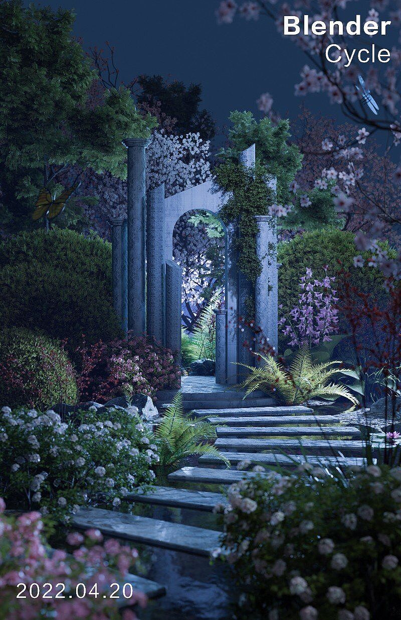 Blender第四期学员作品——阿泽的渲染小课堂（图ZMzExNDYwODUy） - 场景 - 站酷设计师阿泽不叫啊泽原创素材 - 站酷ZCOOL