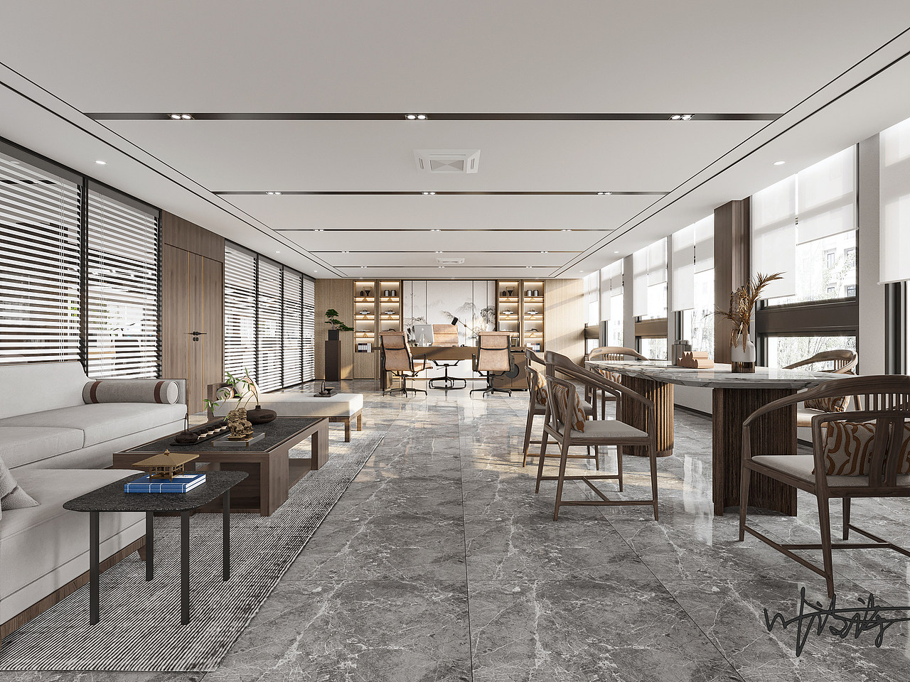 办公室设计|直观清爽