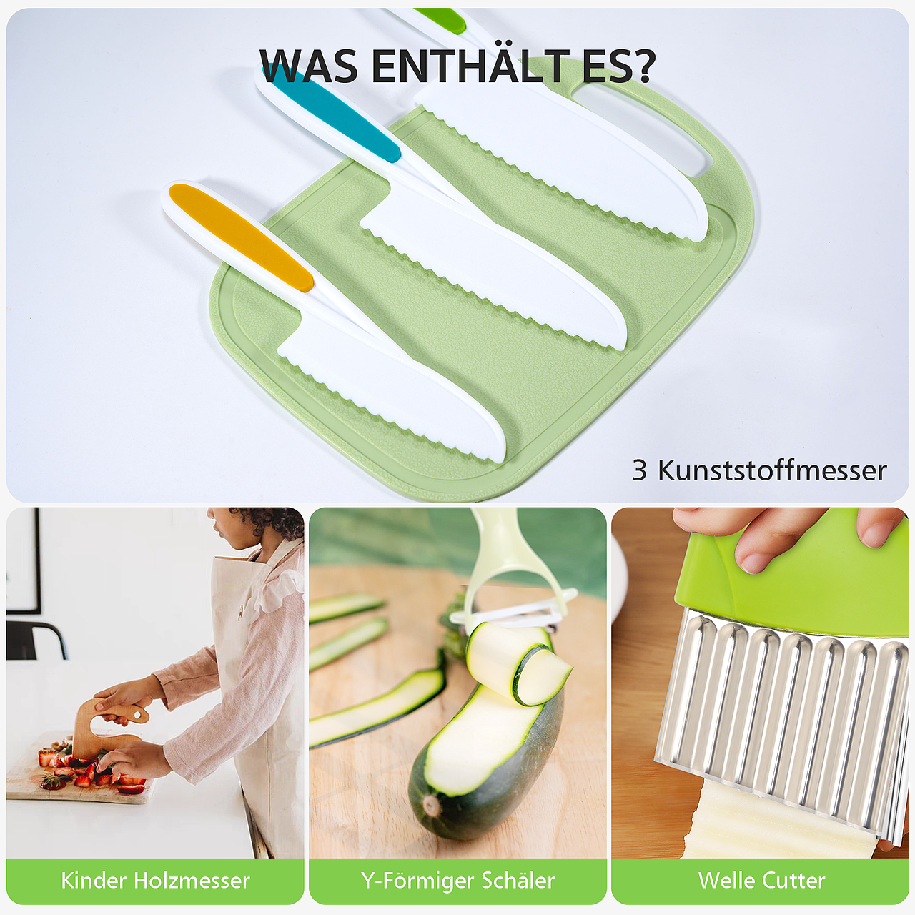 亚马逊8pc塑料水果刀木头砧板套装（图ZMzY1MTMyOTA0） - 宣传物料 - 站酷设计师灿烂且热烈原创素材 - 站酷ZCOOL