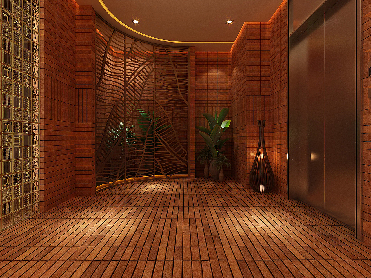 银川装修公司|银川足浴店装修设计效果图