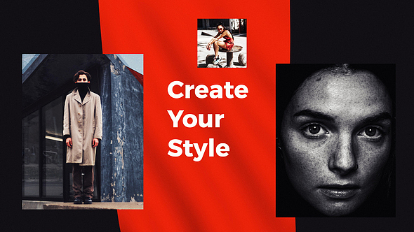 AE模板|时尚摄影工作室创意模特作品展示宣传快闪字幕