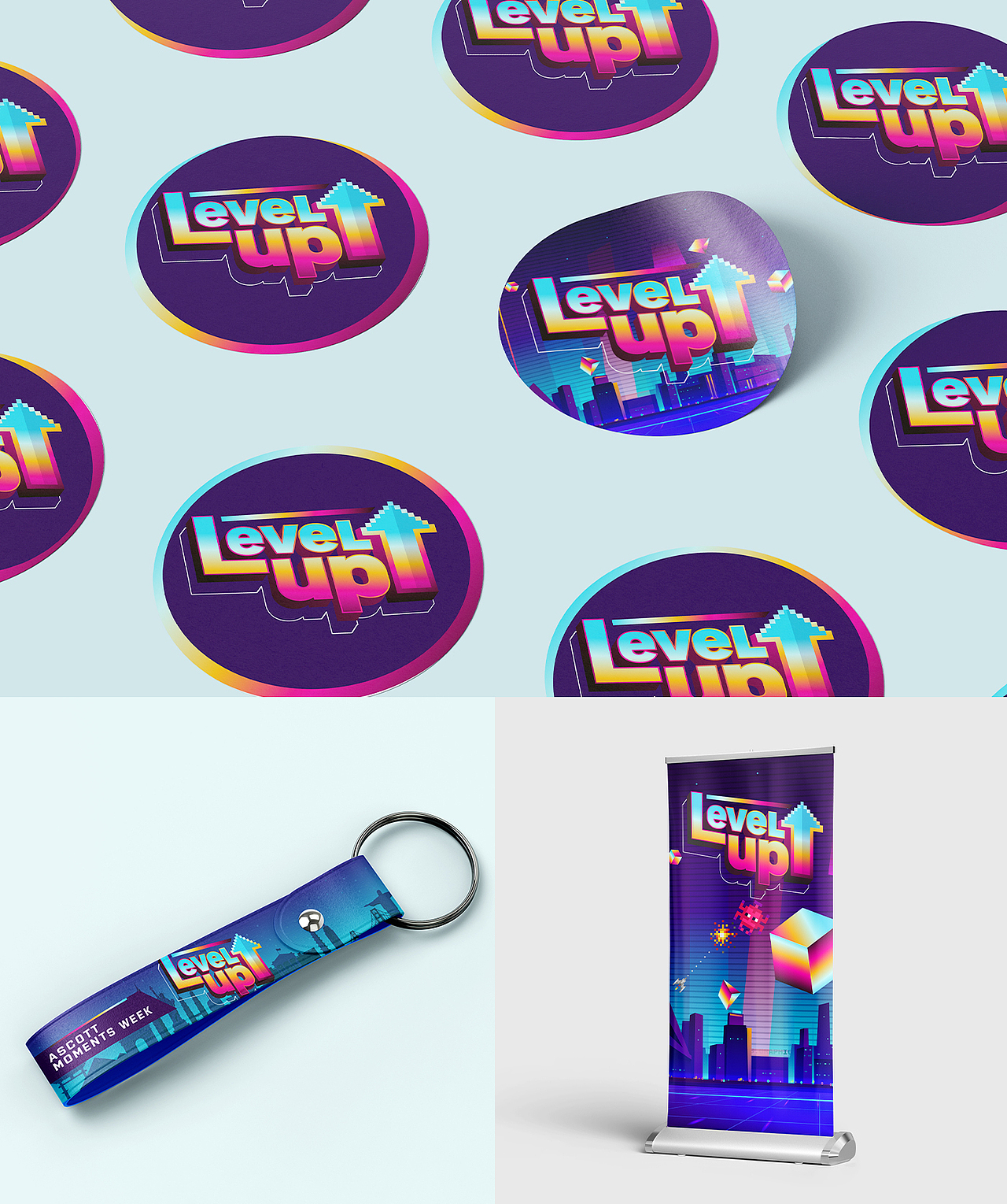 LEVEL UP ASCOTT BRANDING DESIGN 提升品牌设计（图ZMzE1MDc2MzY0） - 品牌 - 站酷设计师rayzong原创素材 - 站酷ZCOOL