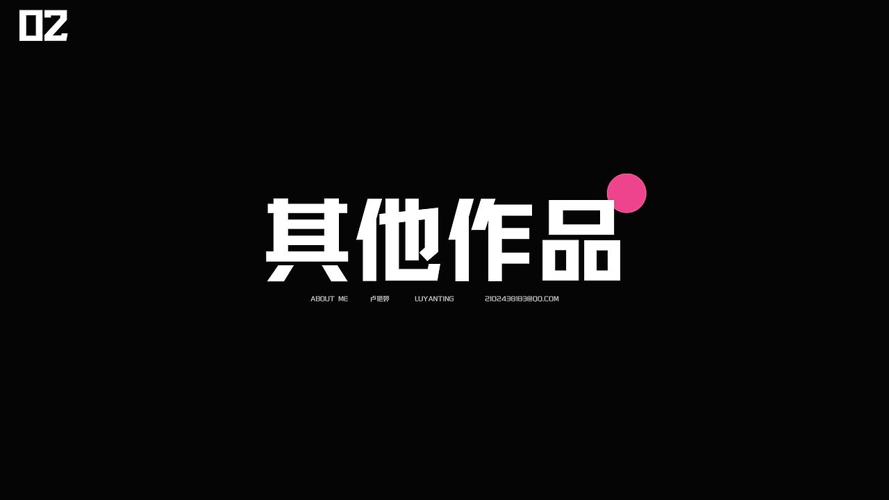 卢艳婷 个人作品集