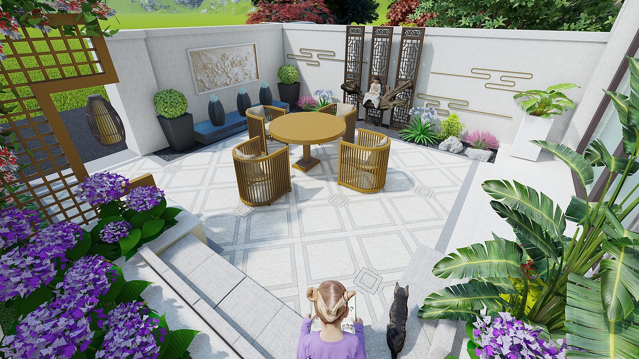 南京别墅庭院设计案例分享（图ZMzYwODQ2Nzky） - 景观设计 - 站酷设计师度势营造景观设计原创素材 - 站酷ZCOOL