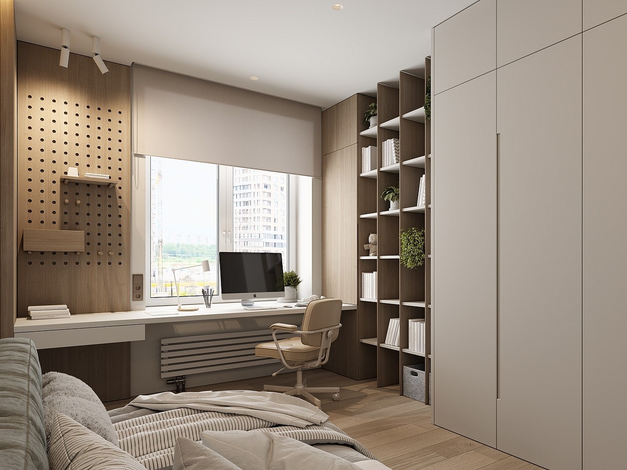 简约,配色舒适—奶油侘寂风