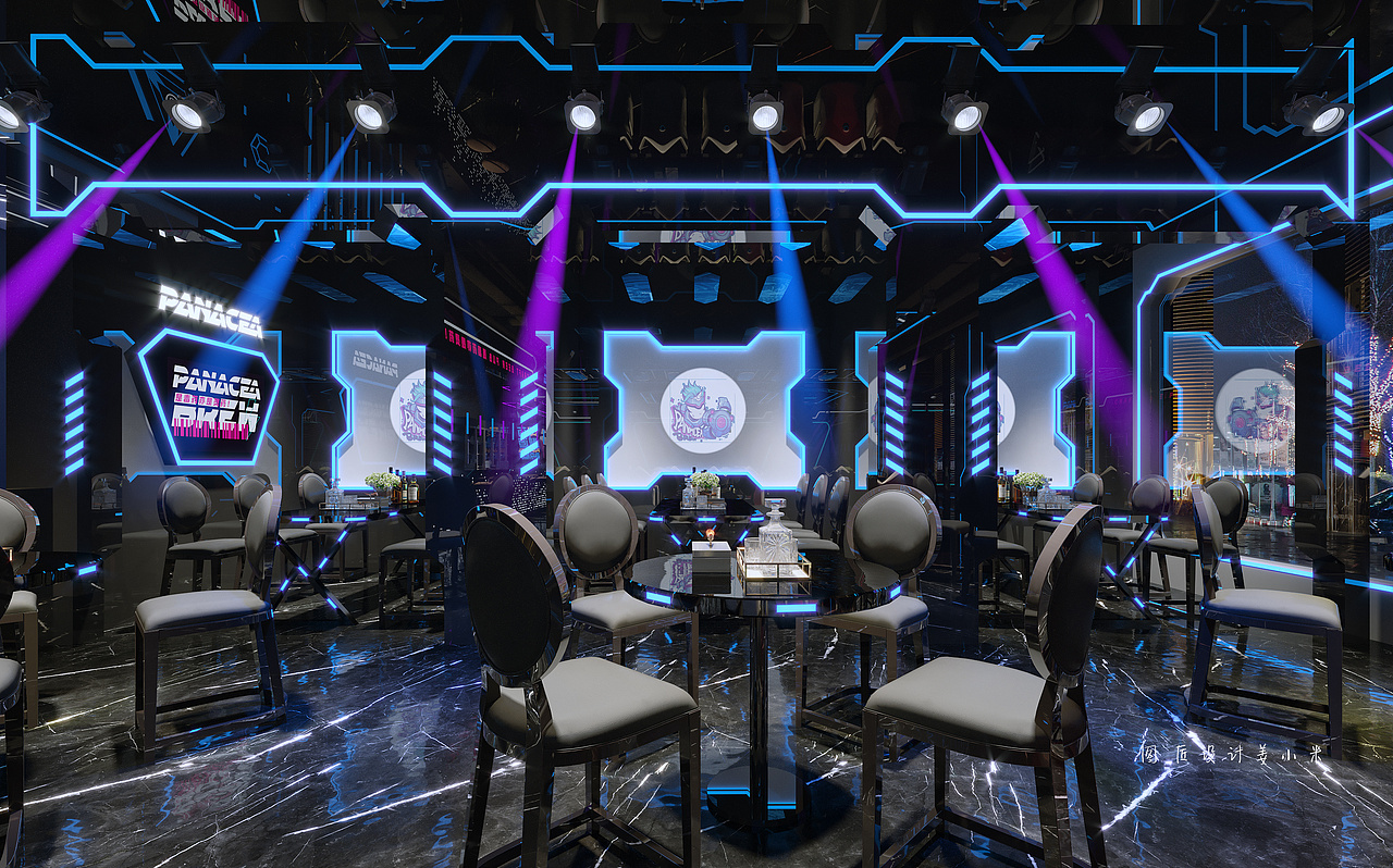 潮玩酒吧这么设计很吸睛!新潮与时尚的碰撞氛围十足!