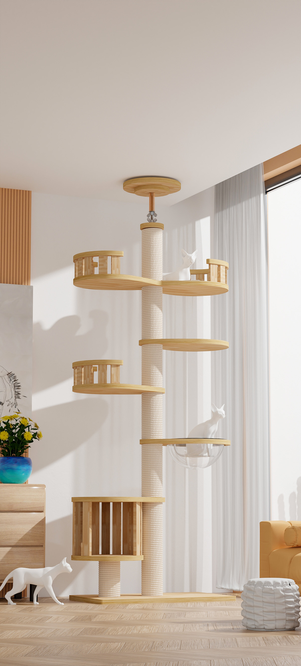 宠物通天柱猫爬架