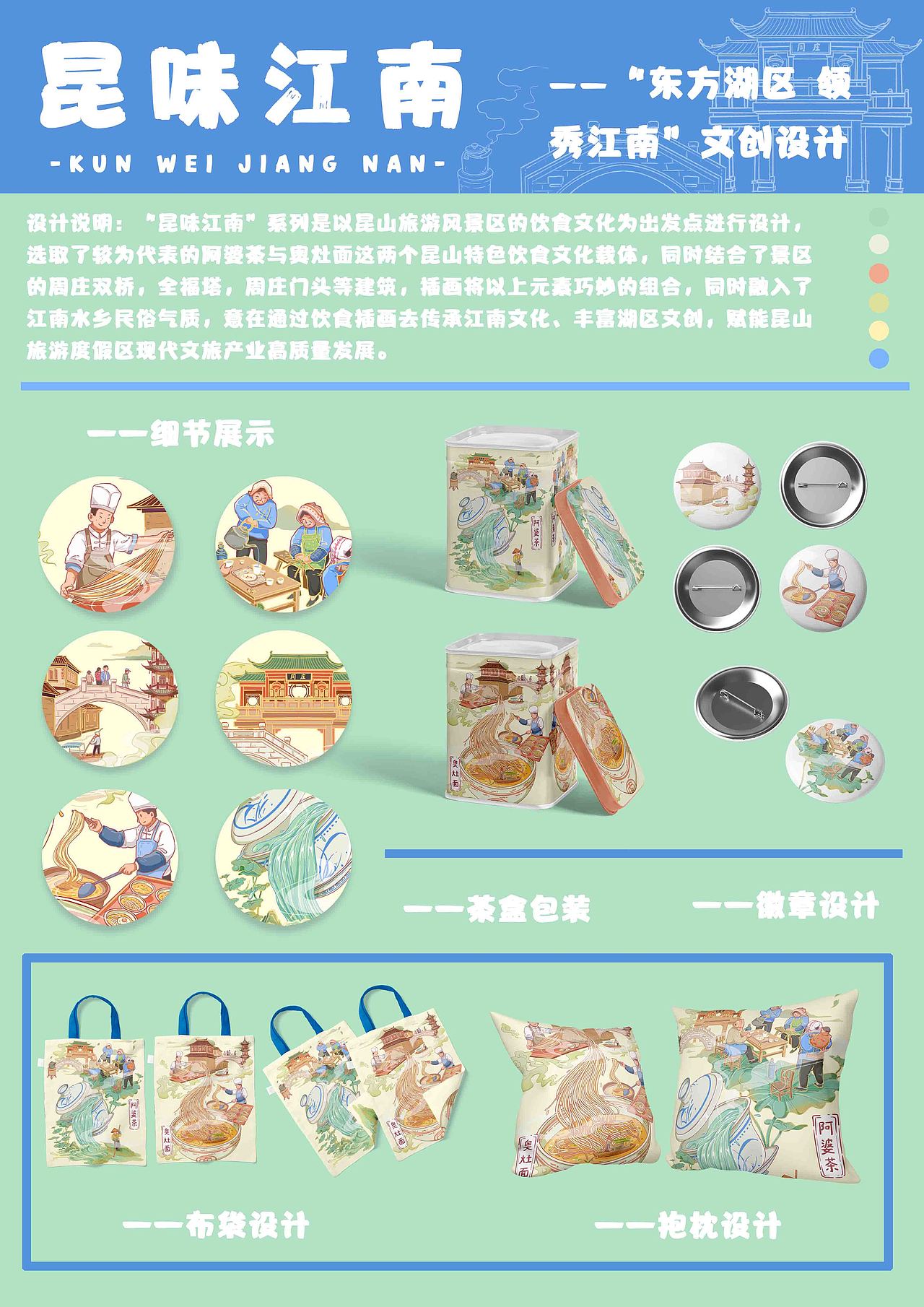 国潮插画“昆味江南”系列（图ZMzI2NDc0NDY4） - 商业插画 - 站酷设计师是海贼小胡原创素材 - 站酷ZCOOL
