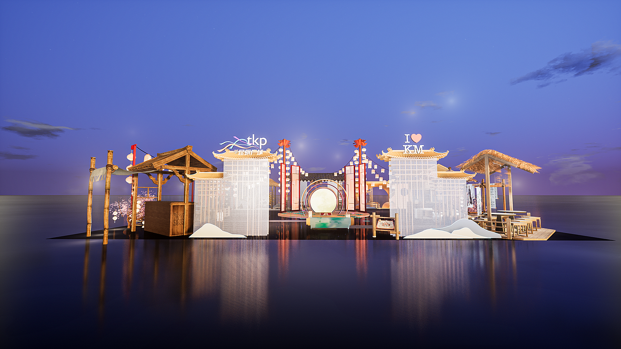 中秋美陈（图ZMzE0Nzc3Njcy） - 场景 - 站酷设计师冷颜ff原创素材 - 站酷ZCOOL