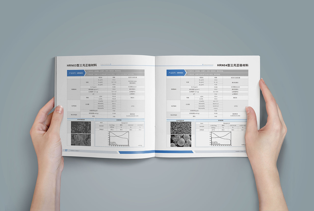 新能源材料产品画册设计