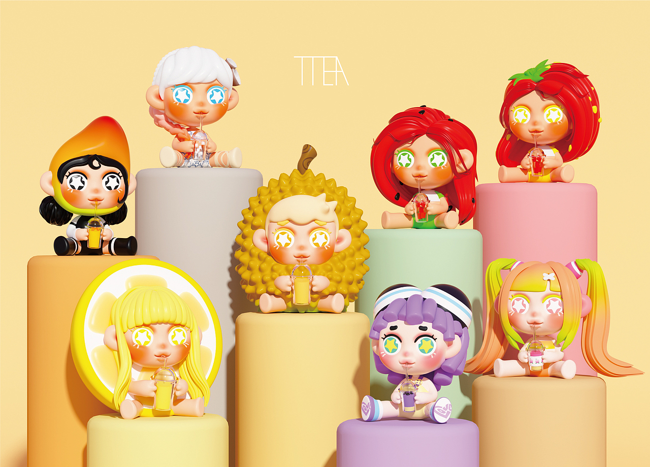 夏日么么茶 | 原创ip 设计 -TTEA