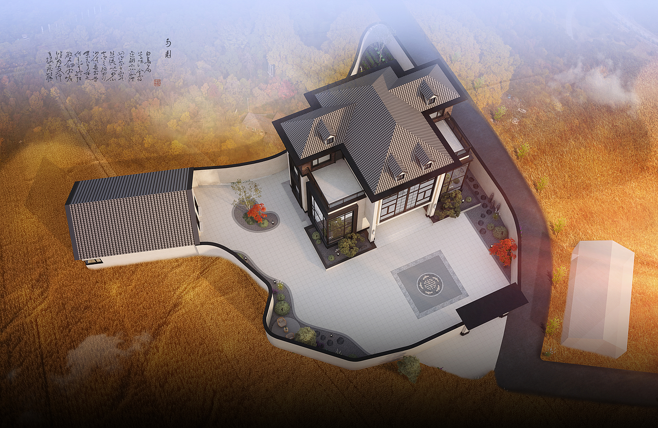 家宅新筑（图ZMzY5MjA4NjQ0） - 建筑/空间 - 站酷设计师竹林第原创素材 - 站酷ZCOOL