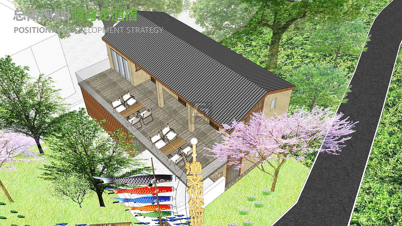 渔文化体验地,信丰崇仙乡洞背龙移民示范村/诧迹景观