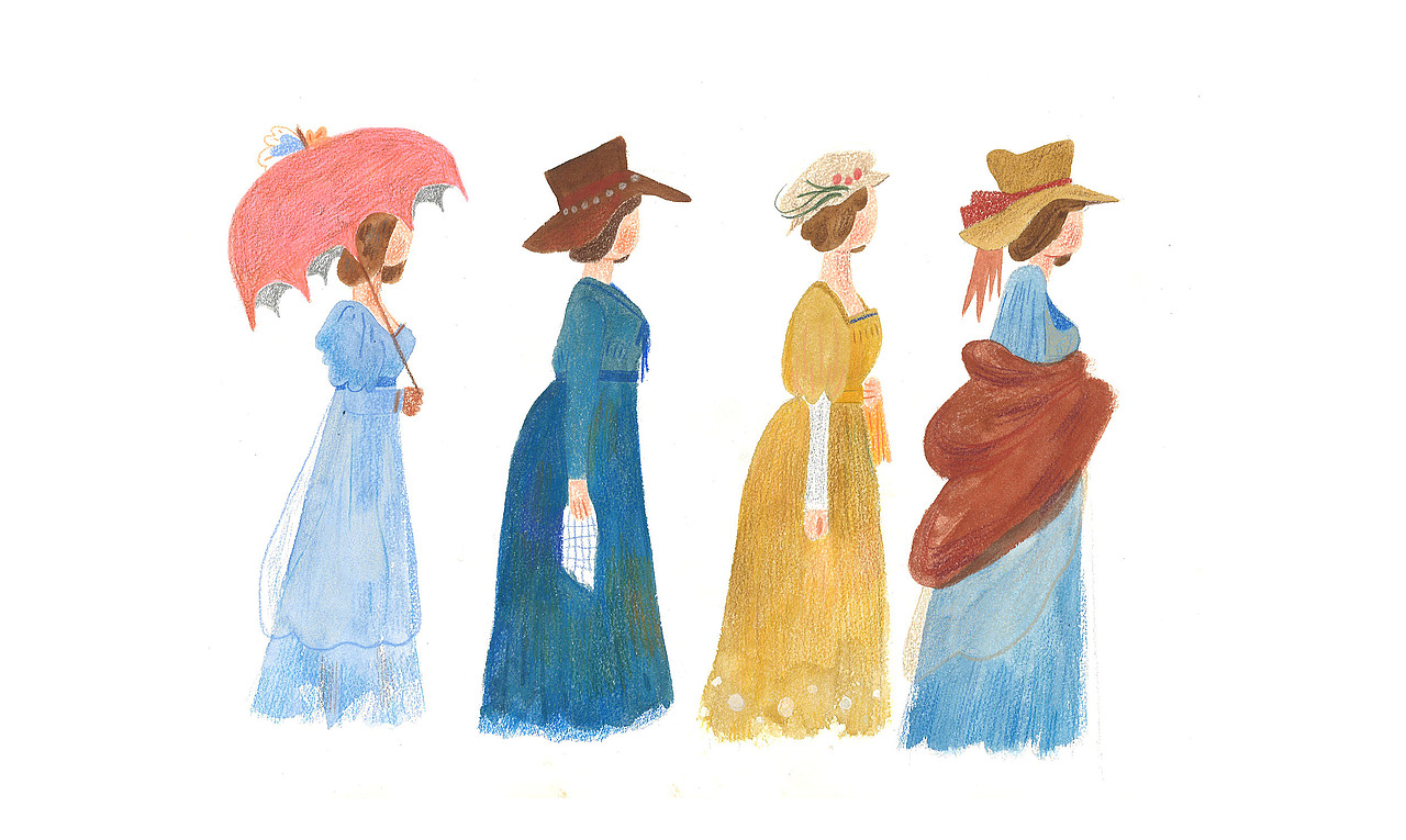 配图插画《鼻子》 尼古拉果戈里（图ZMzI1ODAxMTA0） - 儿童插画 - 站酷设计师阿栗Ooo原创素材 - 站酷ZCOOL