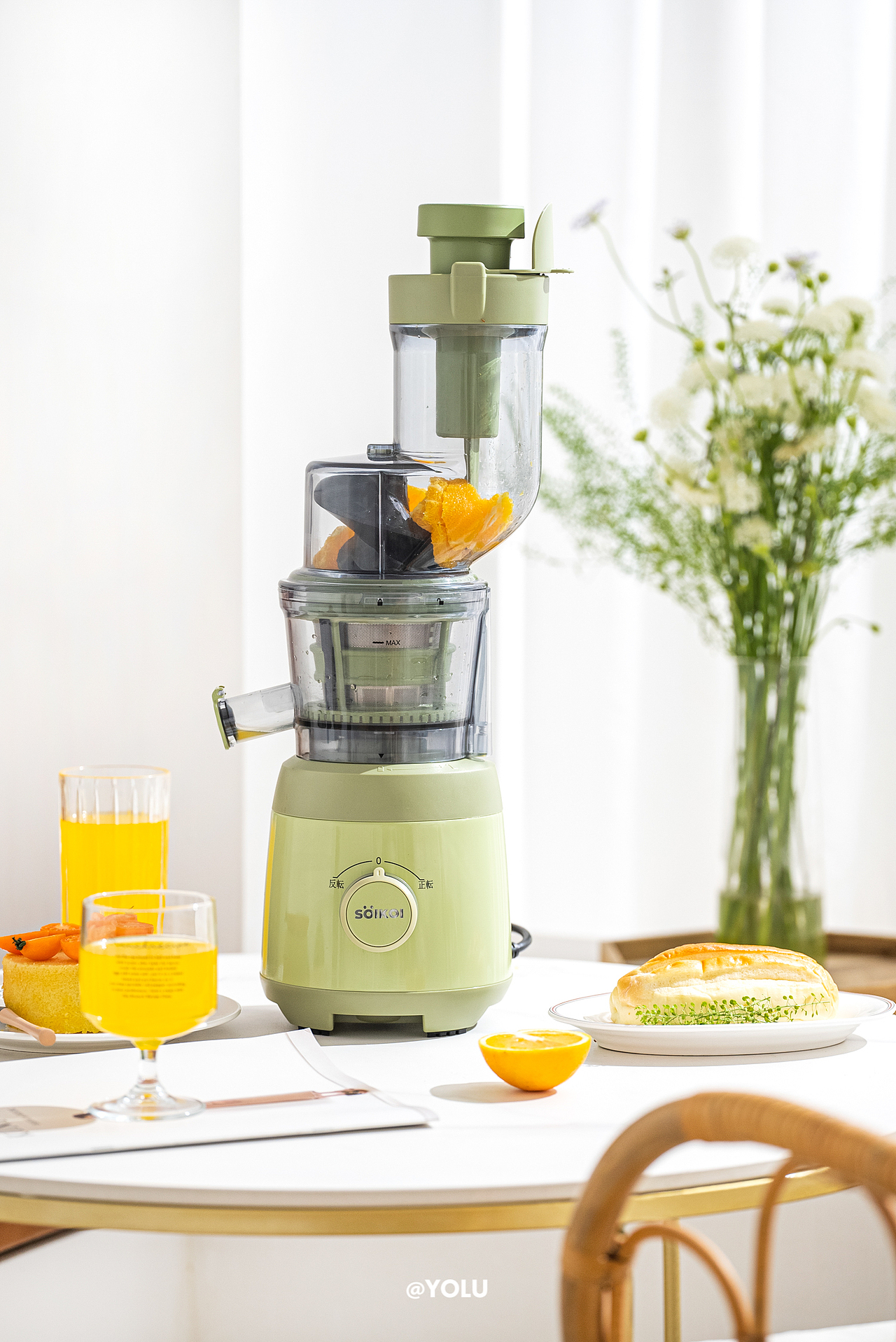 司崎库X小家电系列拍摄 爱了这抹绿