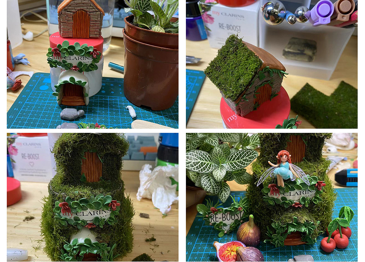「好食肌长绽放」空瓶改造丨植愈精灵小屋 微景观