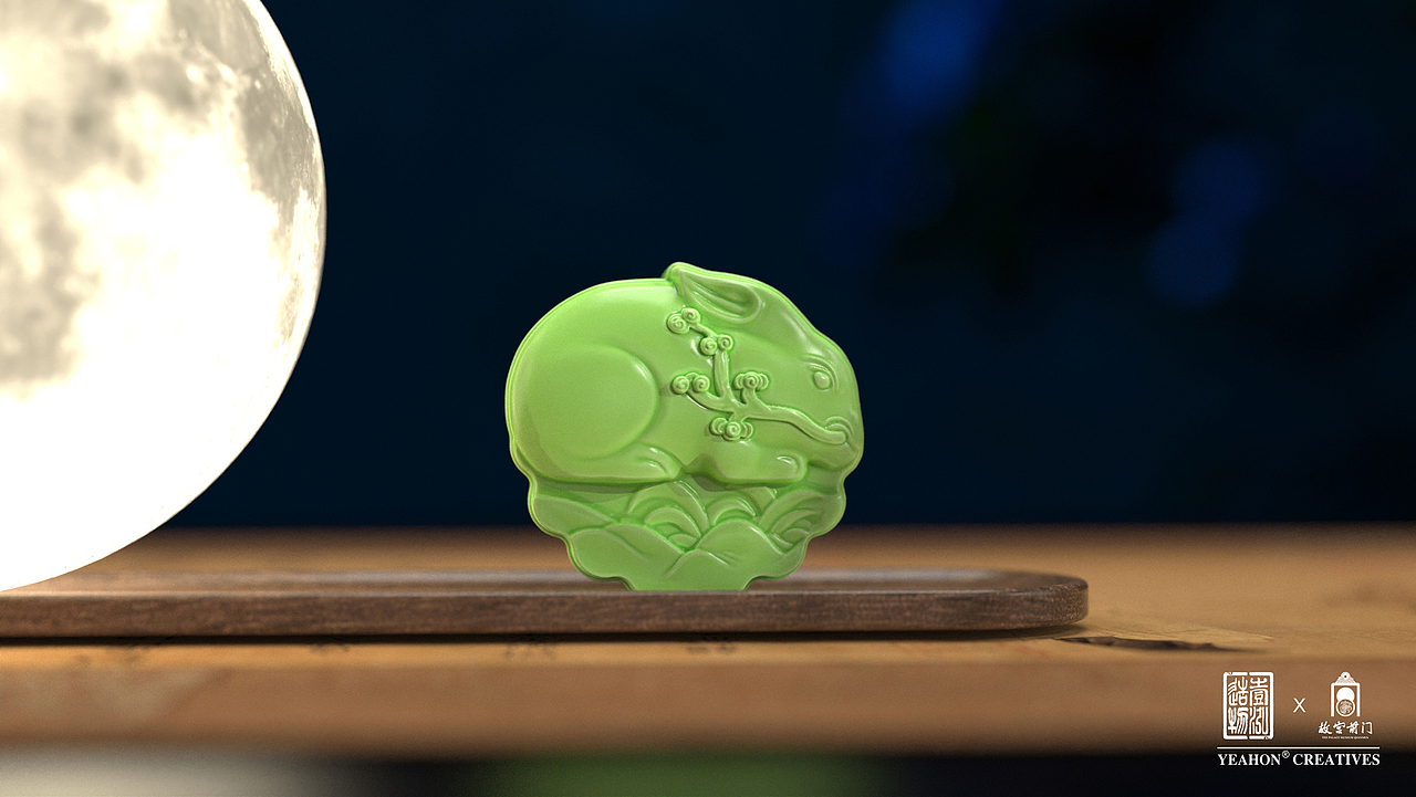 【壹泓造物x故宫前门】月满中秋，玉兔呈祥(环保礼盒)