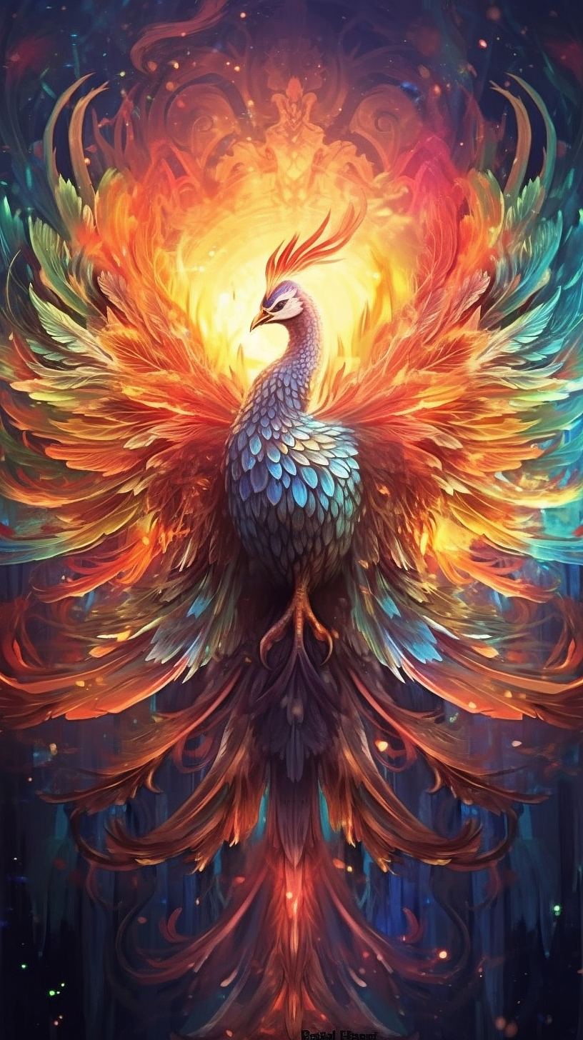 中国古代神兽系列-凤凰（图ZMzQ0ODM1MTg0） - 创作习作 - 站酷设计师艺舟1014原创素材 - 站酷ZCOOL