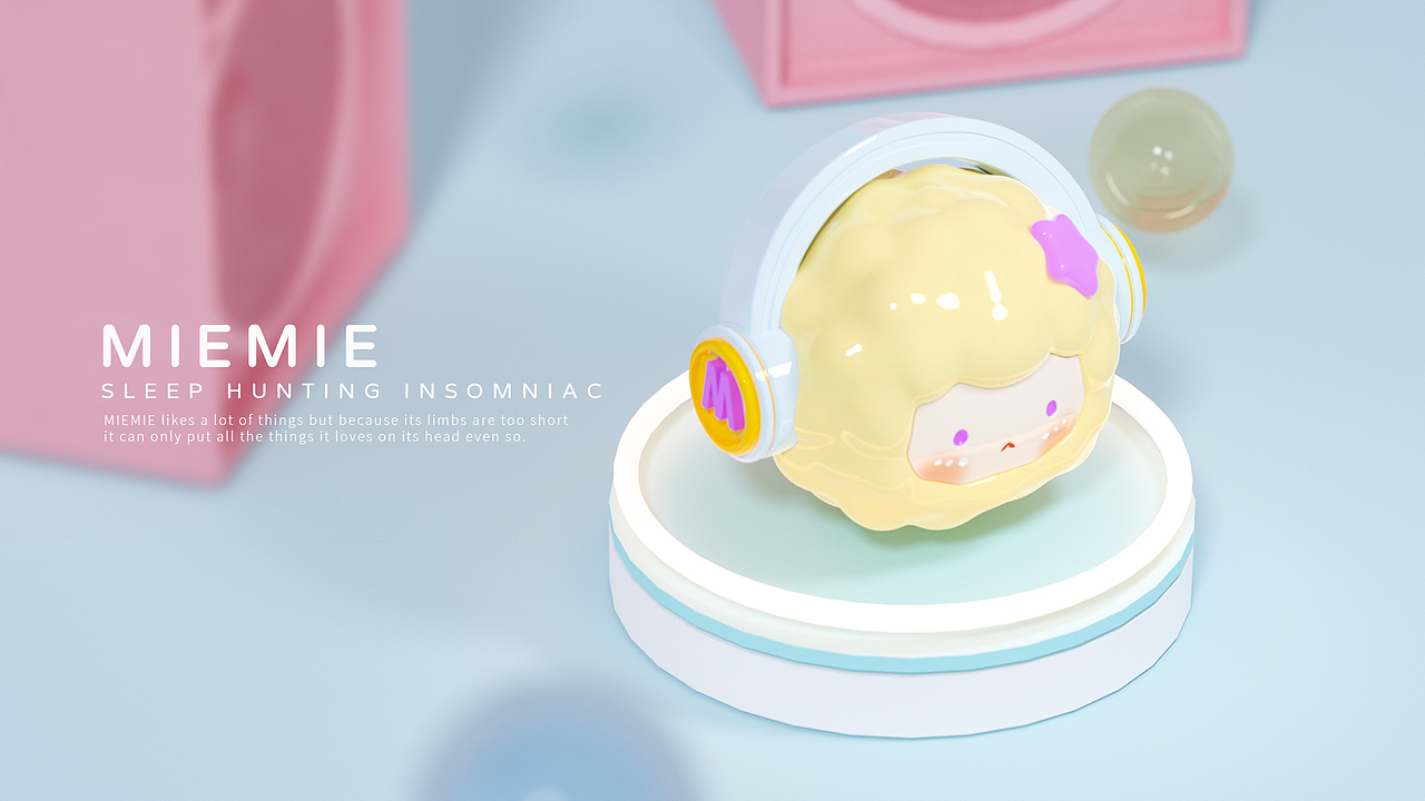 【咩顶万物】阳光耳机咩咩-爱音乐爱生活（图ZMzAyNDIzNzg4） - IP形象 - 站酷设计师咪叩咪叩工作室原创素材 - 站酷ZCOOL