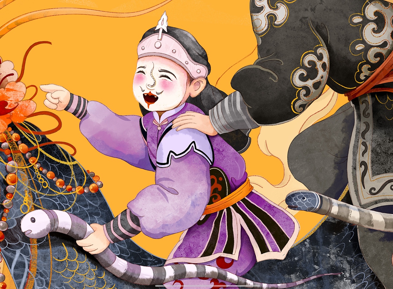 英歌/时迁（图ZMzMwMDEyNjY0） - 商业插画 - 站酷设计师江多鱼原创素材 - 站酷ZCOOL