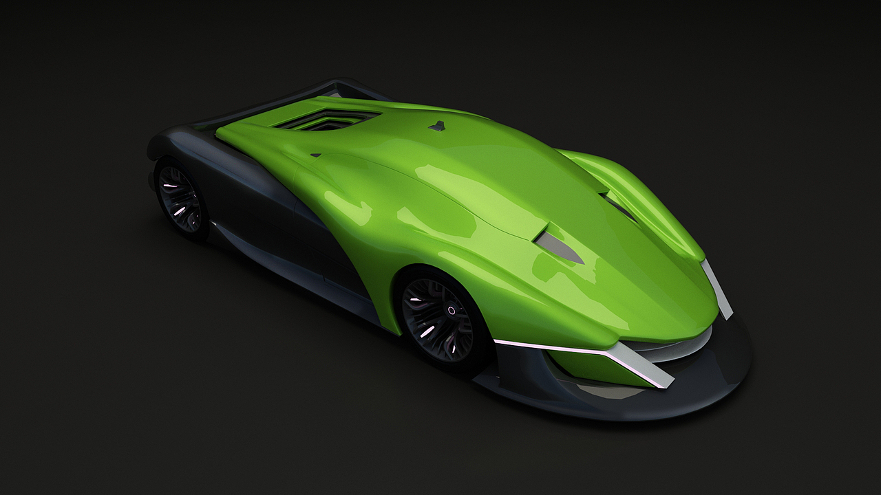 概念车效果习作——迈凯伦2032