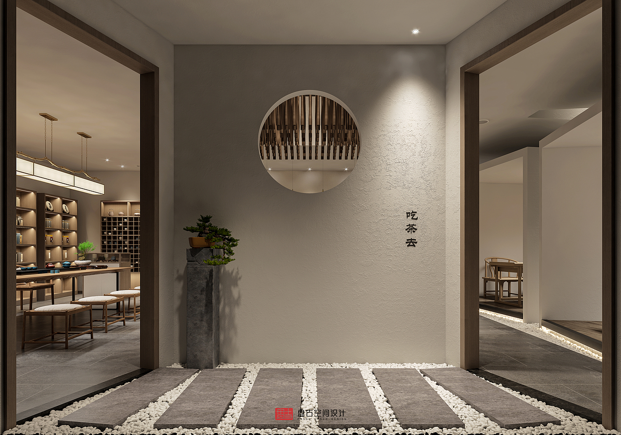禅茶茶馆 | 盘古空间设计（图ZMzM3NjIzODY4） - 酒店餐饮设计 - 站酷设计师盘古空间设计原创素材 - 站酷ZCOOL