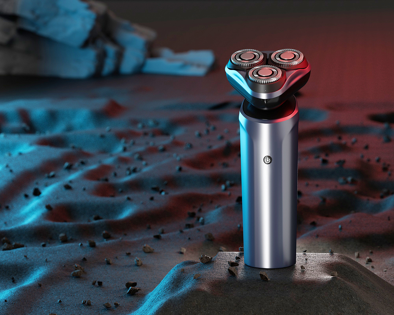 三维建模剃须刀