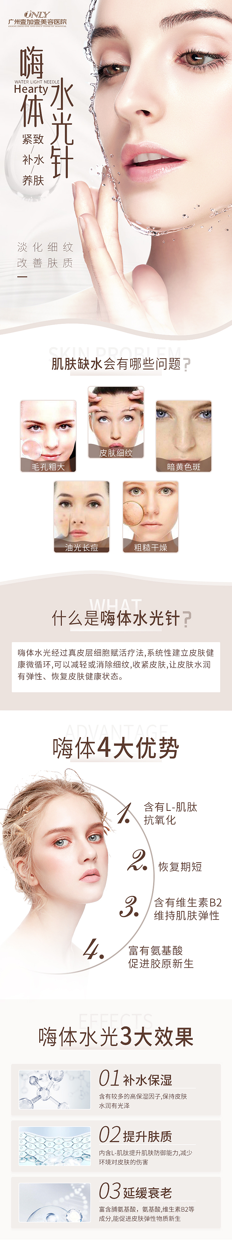 医美类海报产品介绍详情页合辑