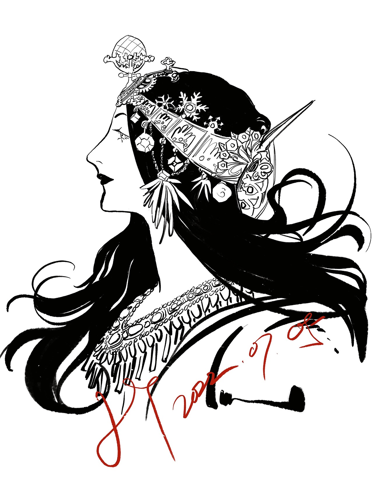 大树插画·致敬