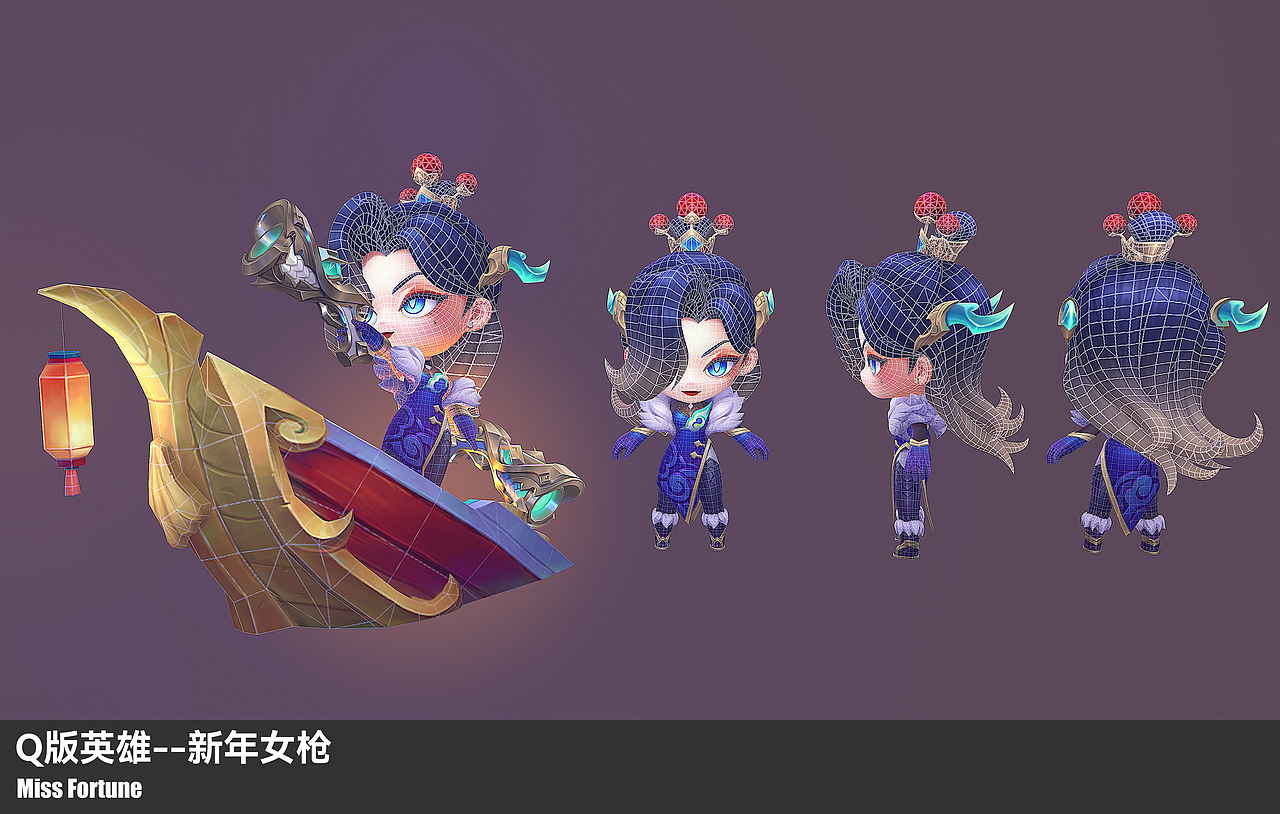 Q版英雄--新年女枪（图ZMzYwOTg0MzA4） - 人物/生物 - 站酷设计师哎哟瓜皮疼原创素材 - 站酷ZCOOL