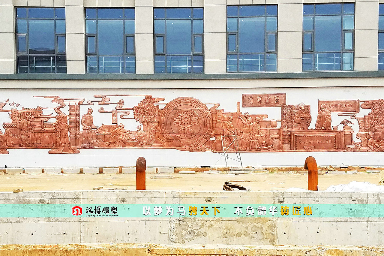 神兽浮雕,动物雕像,文化艺术雕塑