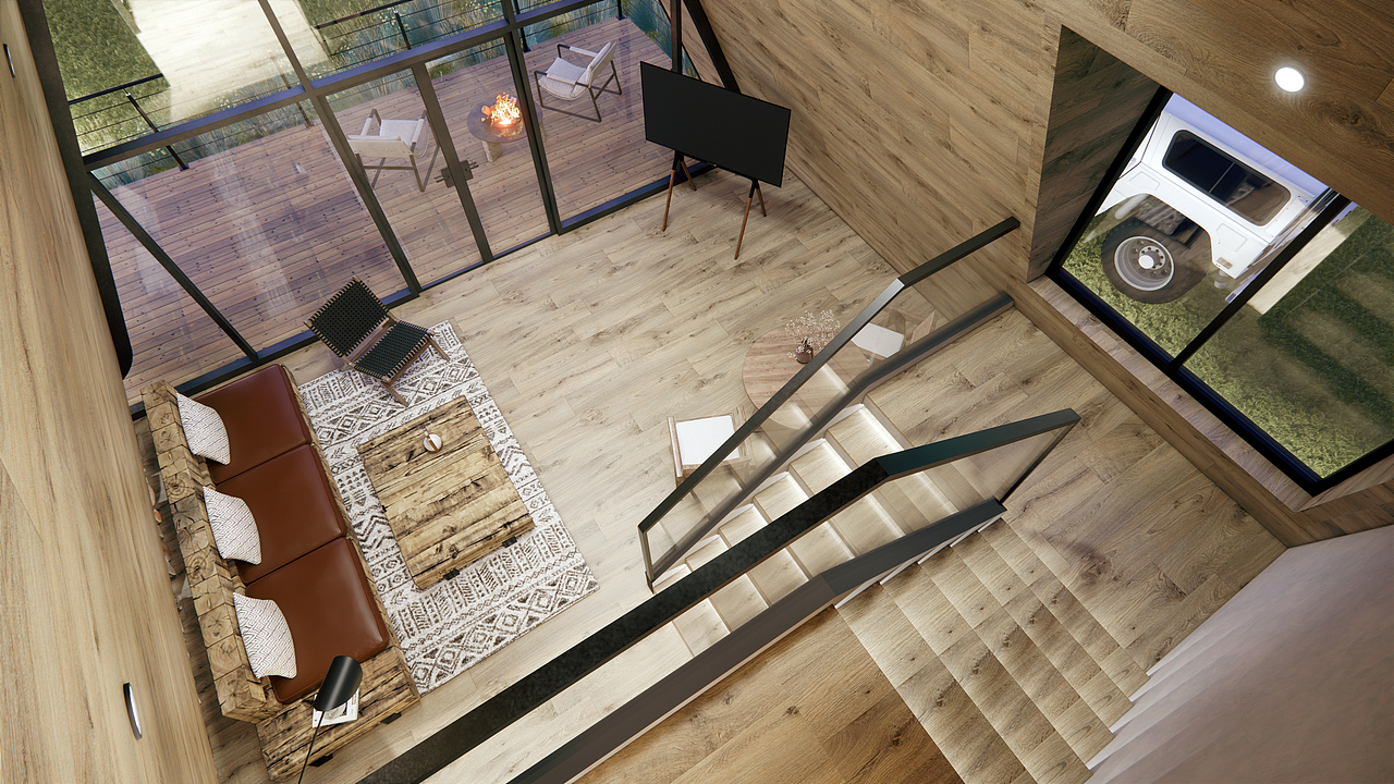 民宿设计 | 复式木屋·星空营地