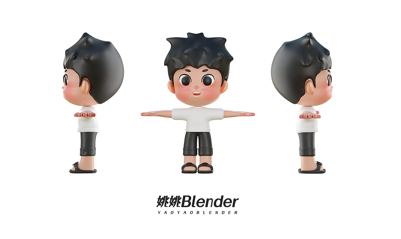 Blender卡通人物IP系列场景