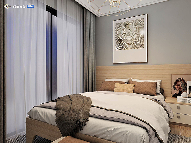 木菲美家：云和中心124㎡3室2厅北欧风格装修效果图（图ZMjk3MzMzODE2） - 家装设计 - 站酷设计师木菲美家原创素材 - 站酷ZCOOL