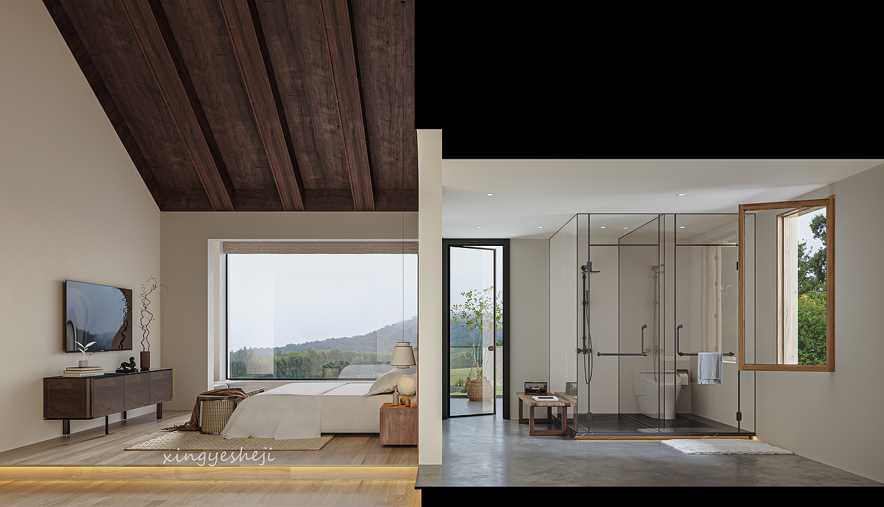 原木风民宿--仪式感和舒适感的结合