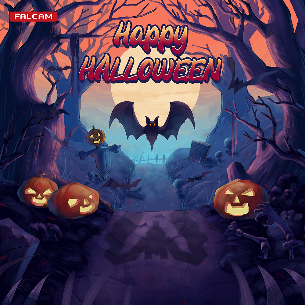 万圣节海外社媒活动插画