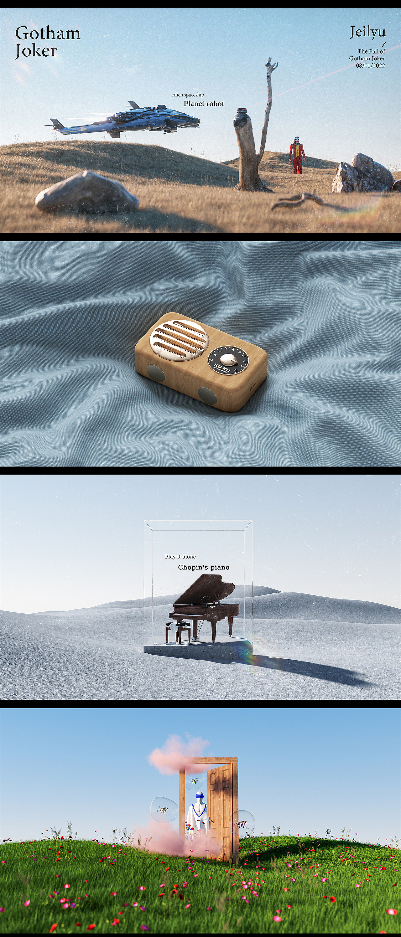 2022年终总结 { 三维合集 }（图ZMzI2OTE4NTQ0） - 场景 - 站酷设计师蓝屿BLUE原创素材 - 站酷ZCOOL