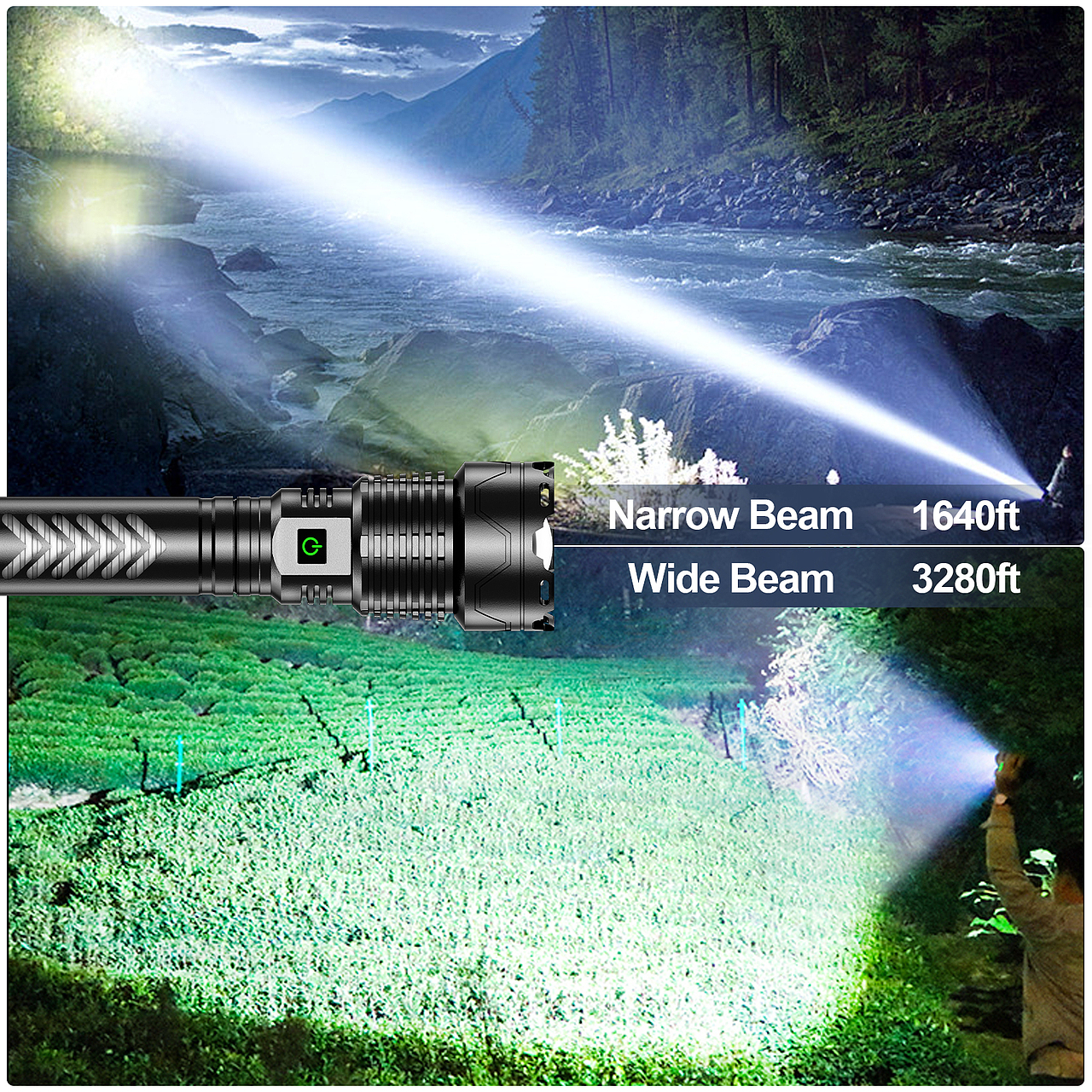 亚马逊P70-160-L手电筒套图A+（图ZMzY2NzkyOTg0） - 其他平面 - 站酷设计师Gleam998原创素材 - 站酷ZCOOL