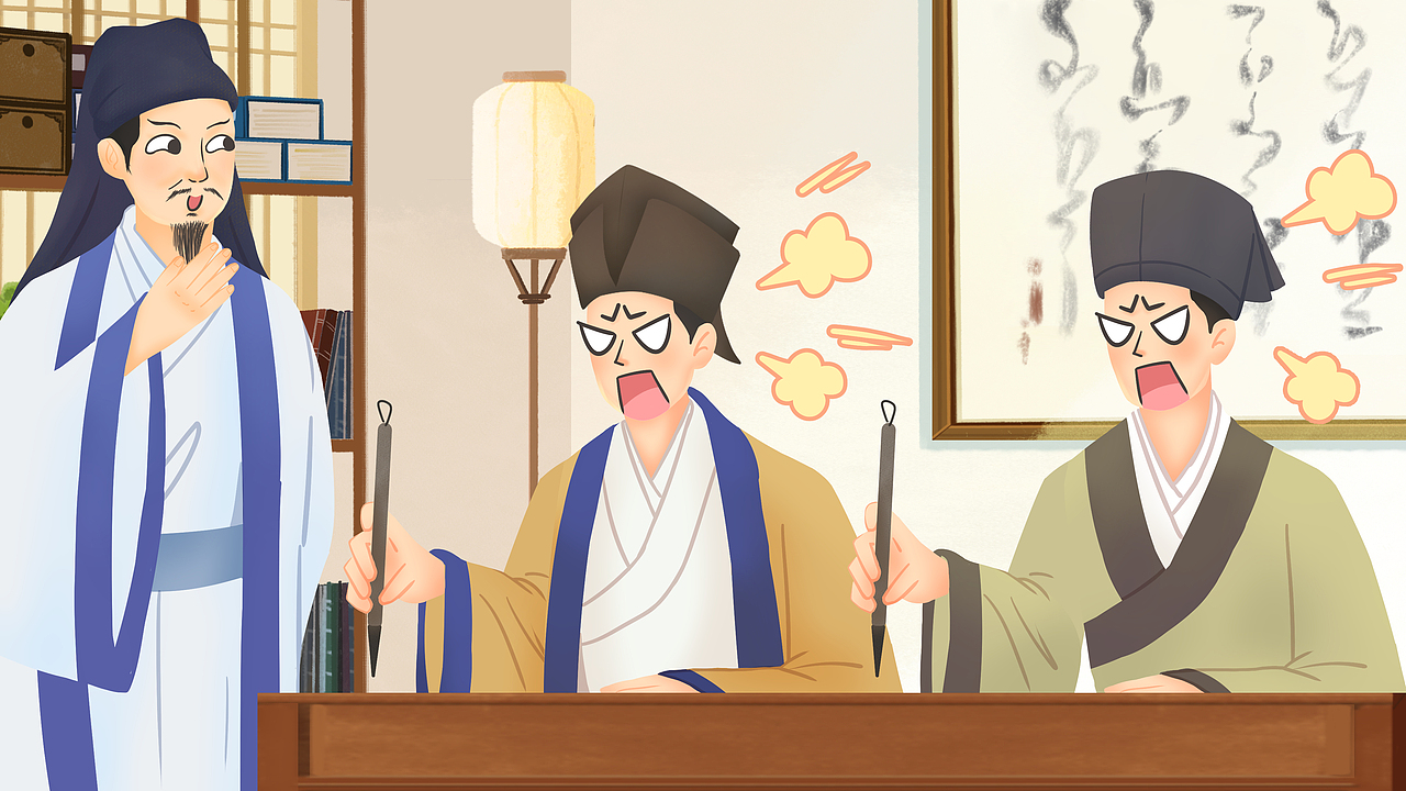 《历史名人成都大咖秀》“鸡娃鼻祖”文翁（图ZMzM0ODk1MDYw） - 动画/影视 - 站酷设计师染hf原创素材 - 站酷ZCOOL