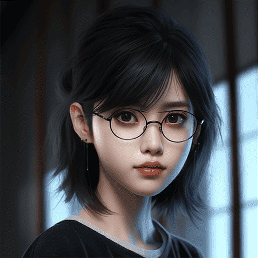 写实风格角色设计原创AI手绘插画