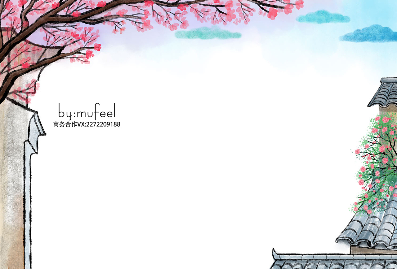 国风系列插图（图ZMzM5NzEzMDk2） - 儿童插画 - 站酷设计师mufeel原创素材 - 站酷ZCOOL