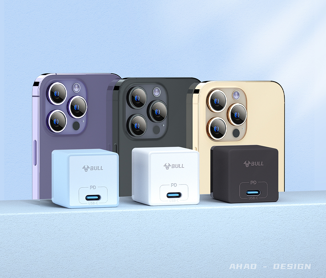 公牛 | 充电头主图建模渲染（图ZMzYzNTkxMTQ4） - 电子产品 - 站酷设计师AHAO创意原创素材 - 站酷ZCOOL