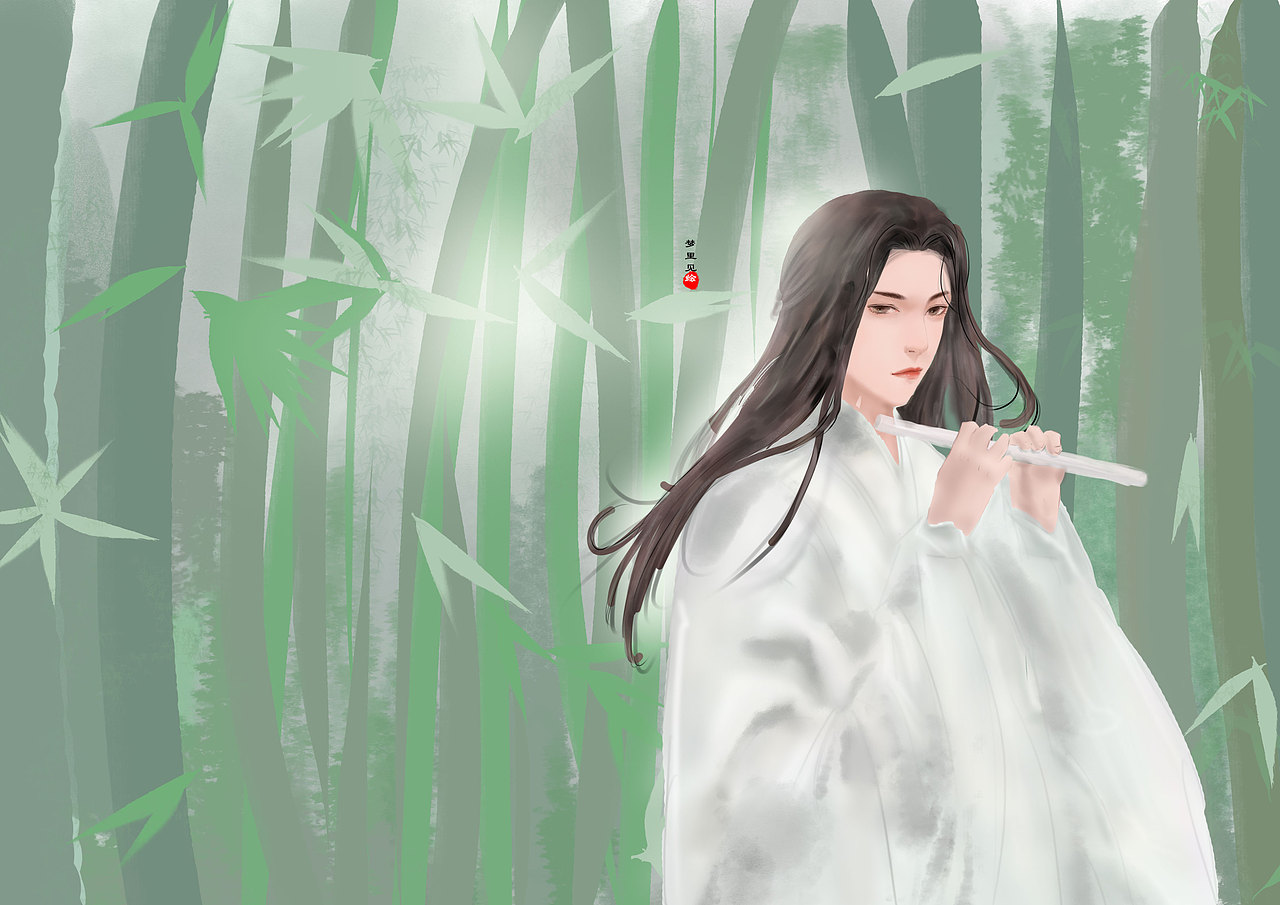 古风少年（图ZMjk2NzA2ODMy） - 商业插画 - 站酷设计师白胡子老头头原创素材 - 站酷ZCOOL