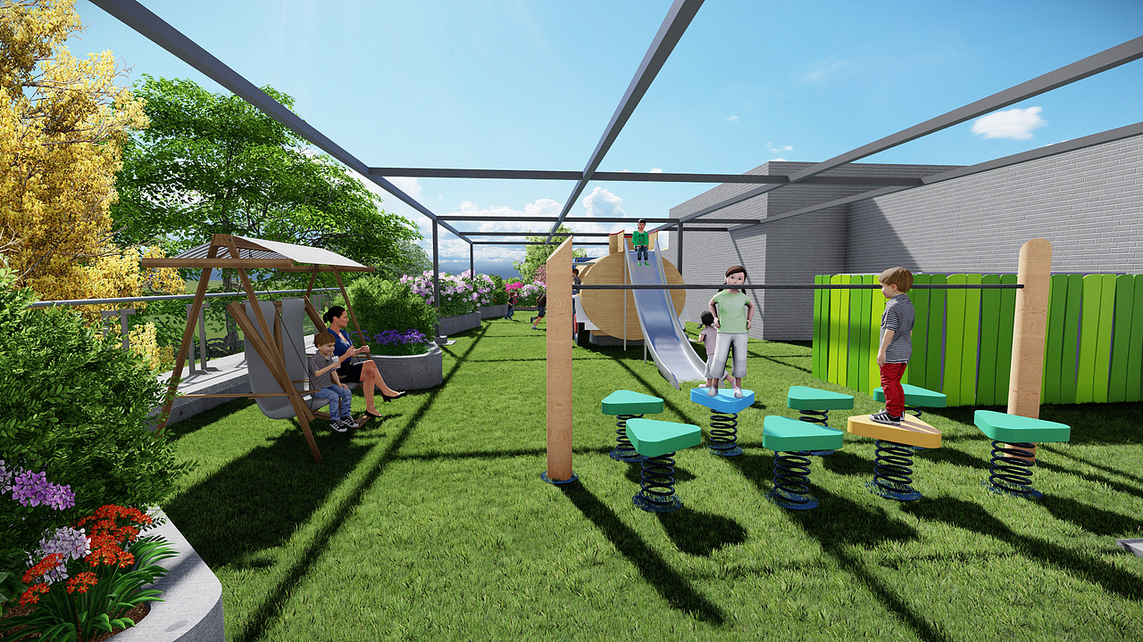 幼儿园屋顶设计