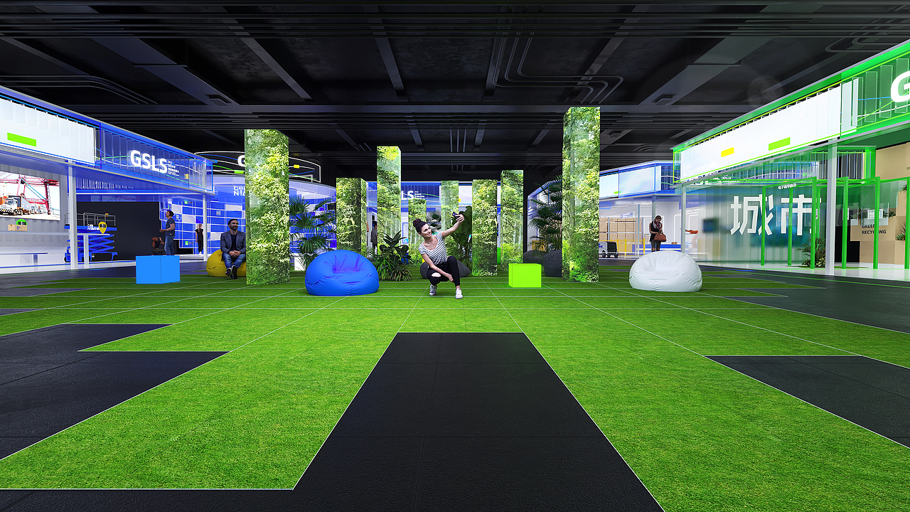 GSLS 2022菜鸟全球智慧物流峰会展区（图ZMzEyNjIyNTUy） - 建筑/空间 - 站酷设计师GOJIMI原创素材 - 站酷ZCOOL