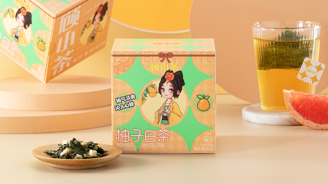 马卡龙色系食品包装合集,茶饮包装设计,饮料包装设计