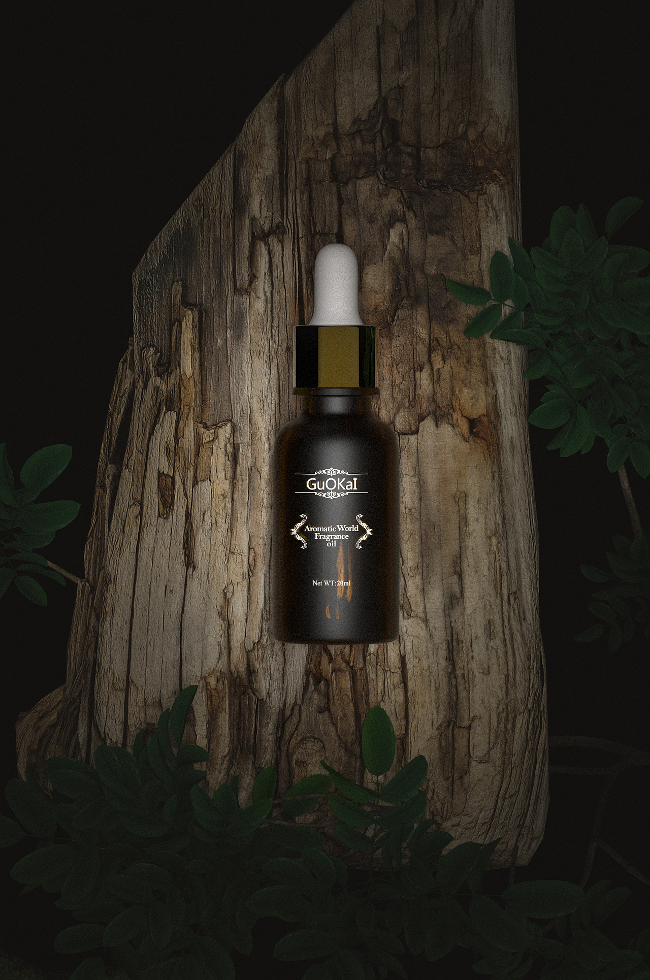 菓凯精油海报合成