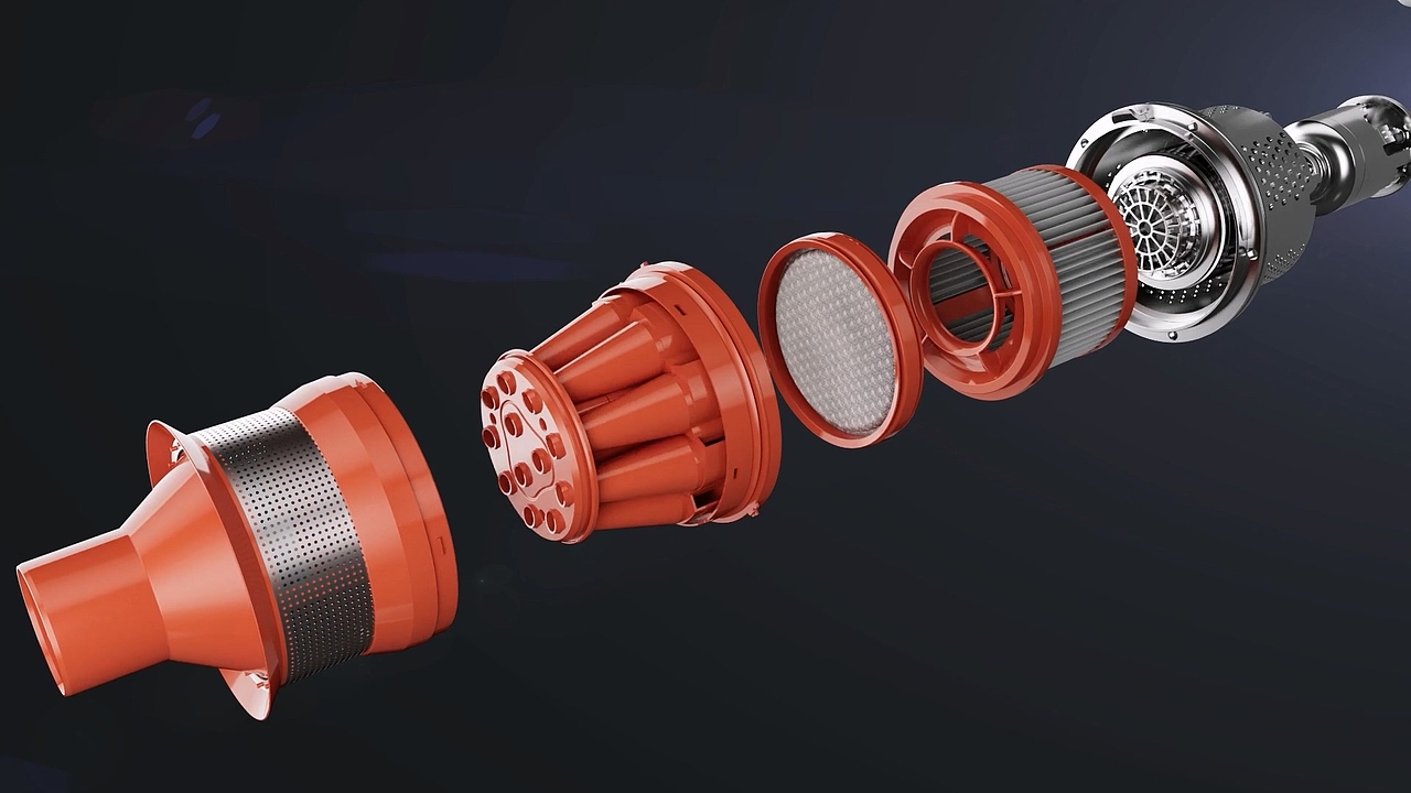 米家G9P吸尘器三维镜头